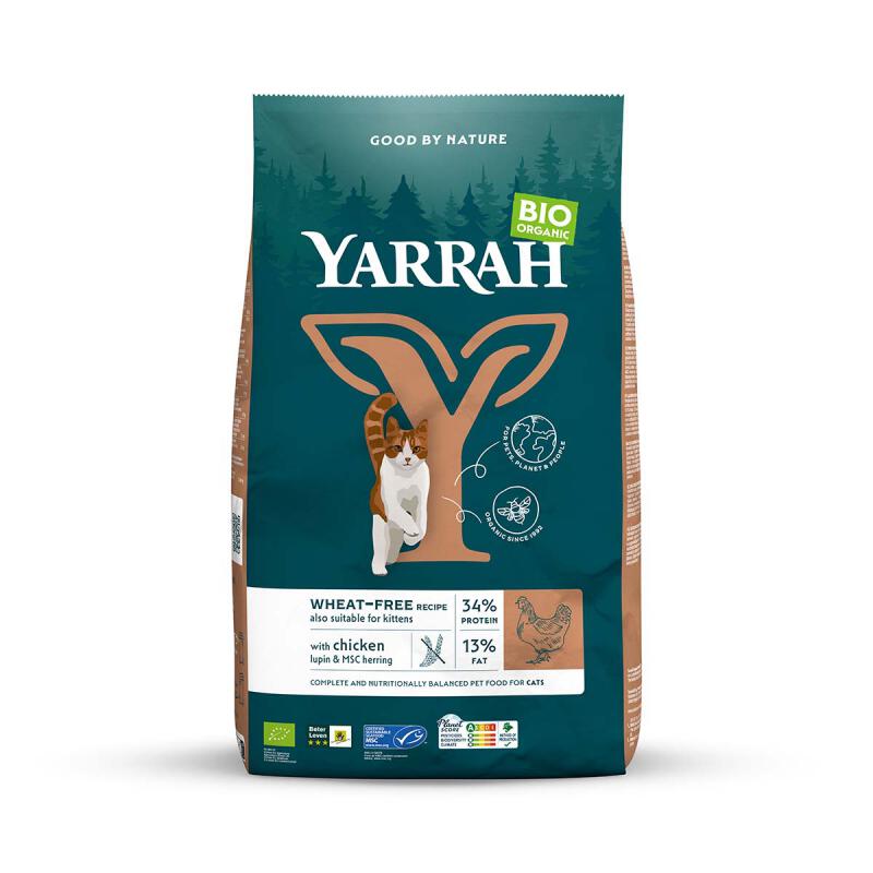Kattenbrokken graanvrij van Yarrah, 6 x 800 g